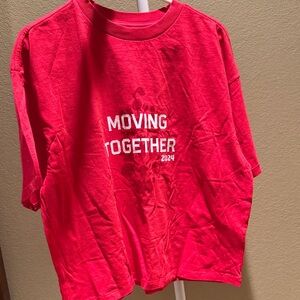 Moving Together Women’s Red T-Shirt